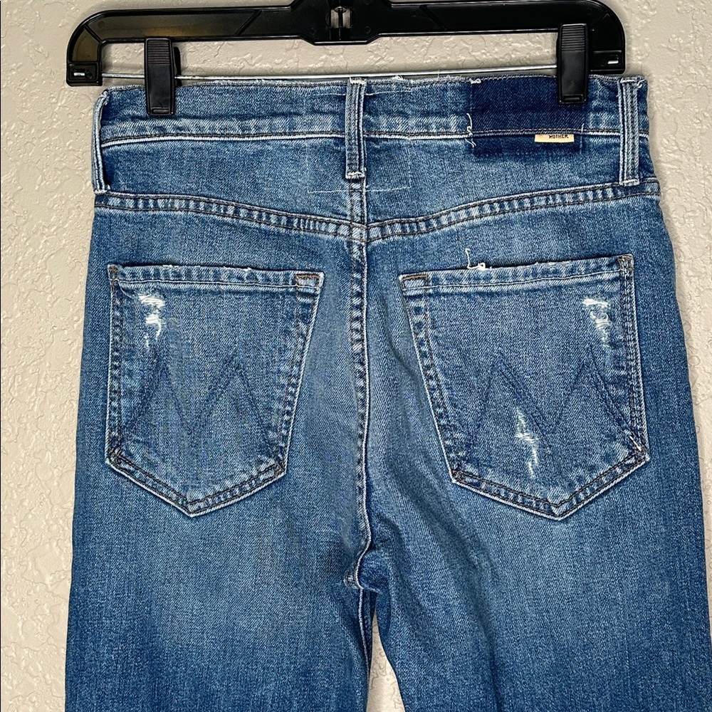 MOTHER SUPERIOR The Tripper Chew Denim Jeans In Cryin' Cowboys Wash - Picture 9 of 13